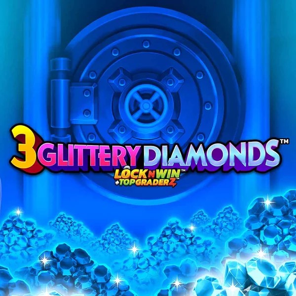 3 Glittery Diamonds casino game by PearFiction Studios – featured logo at Instant Casino