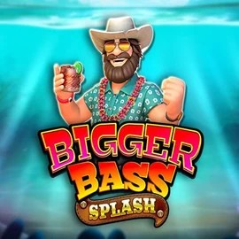 Bigger Bass Splash slot logo by Pragmatic Play at Instant Casino