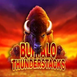 Buffalo Thunderstacks logo – Slots by Amatic Industries at Instant Casino