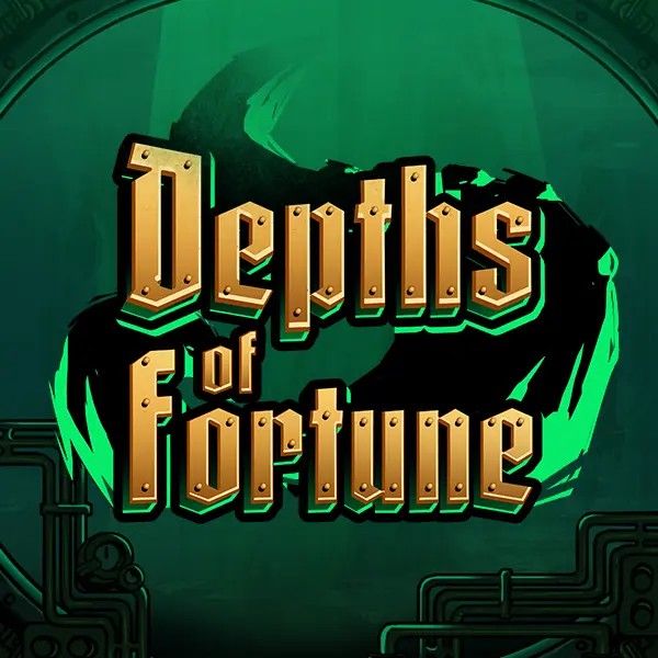 Depths of Fortune online game logo by AvatarUX Studios on instantcasino-login.com