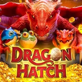 Dragon Hatch slot logo by PG Soft at Instant Casino