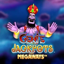Genie Jackpots Megaways slot logo by Blueprint Gaming at Instant Casino