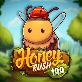 Honey Rush 100 online game logo by Play'n GO on instantcasino-login.com