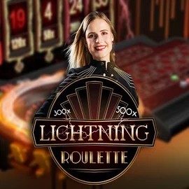 Live Casino logo of Lightning Roulette from Evolution at Instant Casino