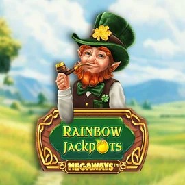 Rainbow Jackpots Megaways online game logo by Red Tiger Gaming on instantcasino-login.com