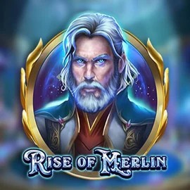 Rise of Merlin slot logo by Play'n GO at Instant Casino
