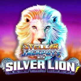 Stellar Jackpots with Silver Lion logo – Jackpots by Lightning Box Game at Instant Casino
