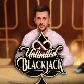 Unlimited Blackjack logo by Ezugi at Instant Casino